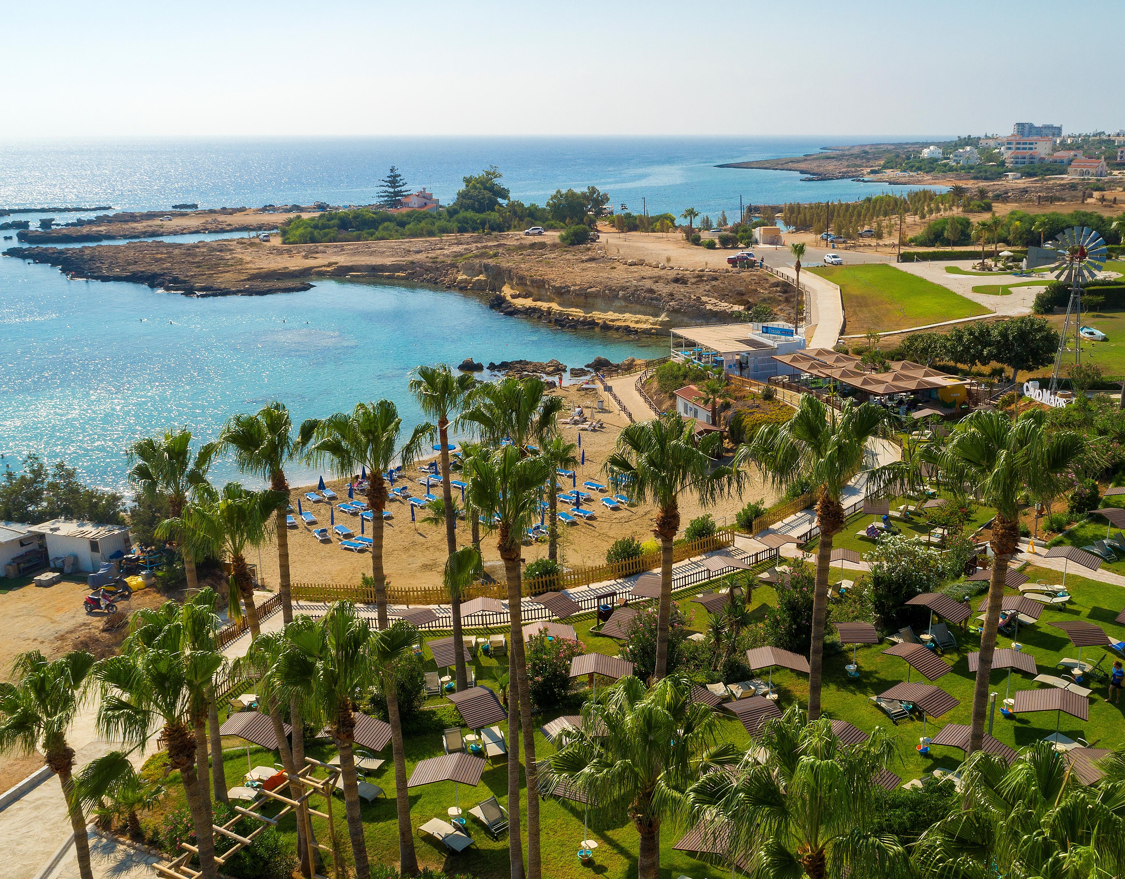 Cavo Maris Beach Hotel Protaras Bagian luar foto