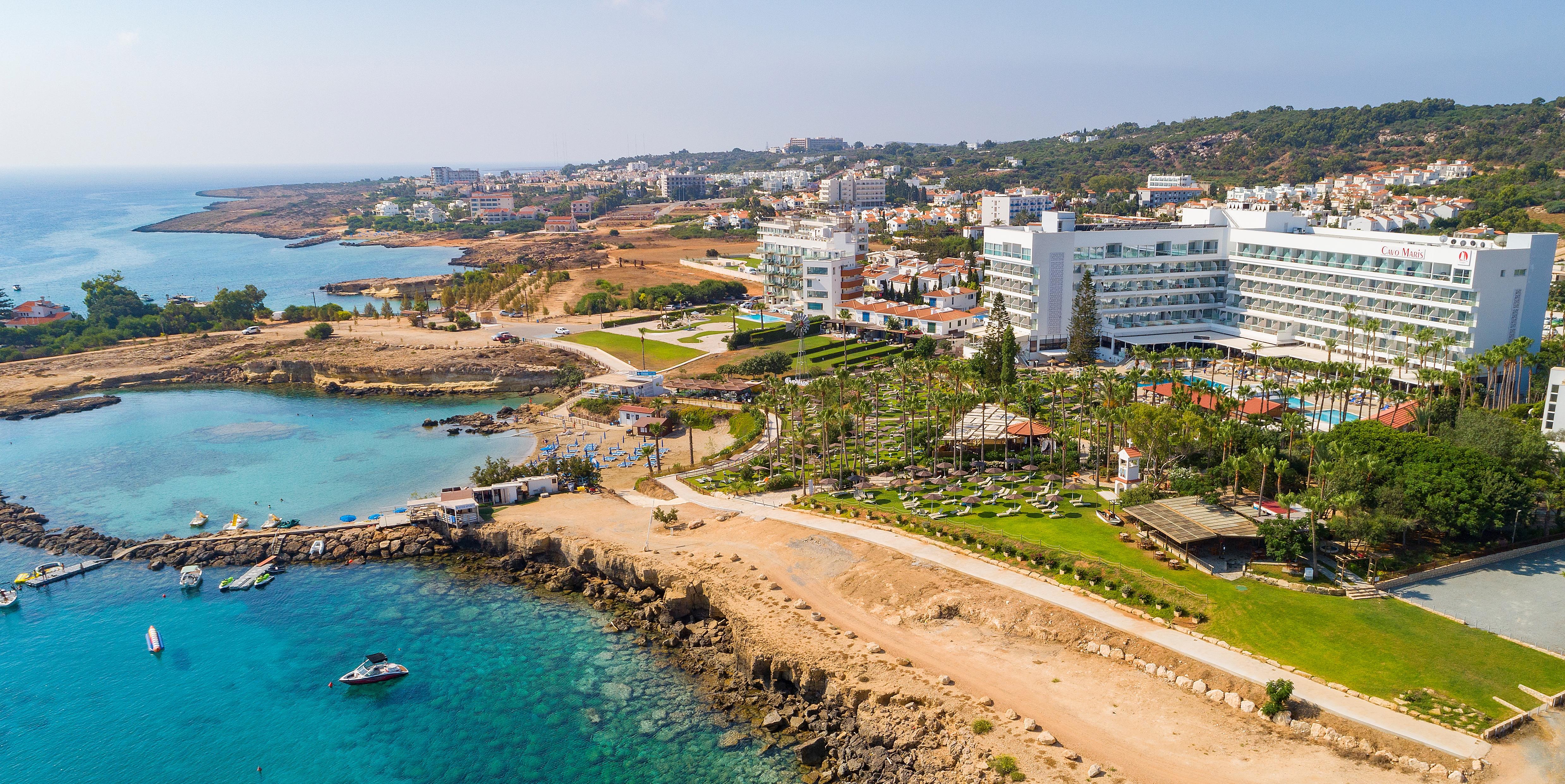 Cavo Maris Beach Hotel Protaras Bagian luar foto