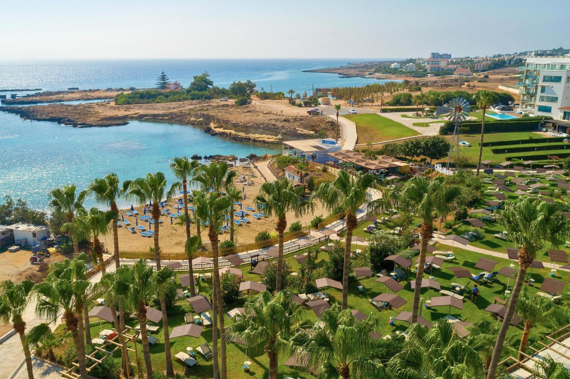 Cavo Maris Beach Hotel Protaras Bagian luar foto